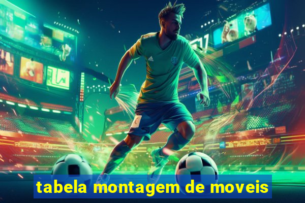 tabela montagem de moveis